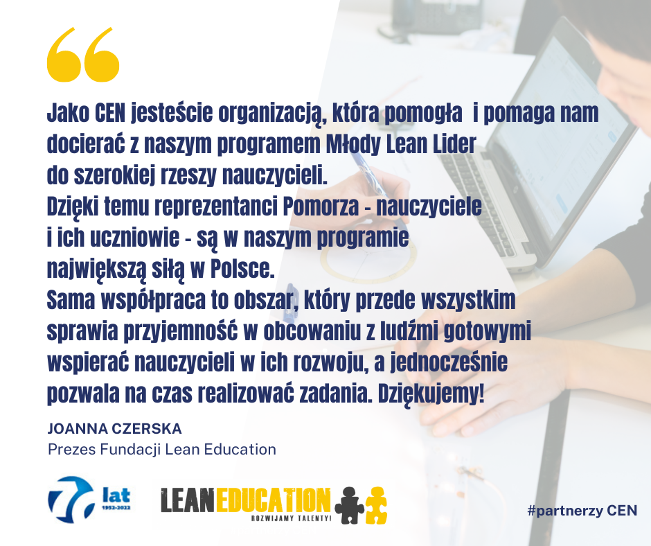 Partnerzy CEN_Lean Education